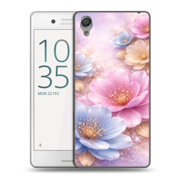 Пластиковый чехол на Sony Xperia X Performance с принтом женский Пластиковый чехол на Sony Xperia X Performance с принтом женский