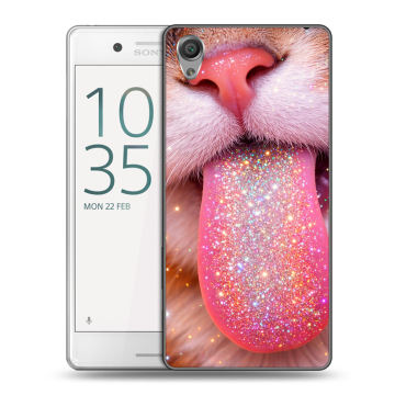 Пластиковый чехол на Sony Xperia X Performance с принтом для девочек Пластиковый чехол на Sony Xperia X Performance с принтом для девочек