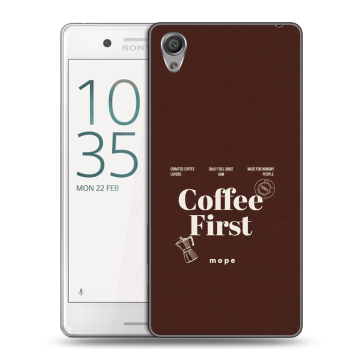 Пластиковый чехол на Sony Xperia X Performance с принтом женский Пластиковый чехол на Sony Xperia X Performance с принтом женский