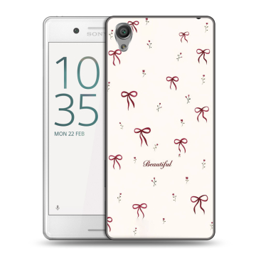 Пластиковый чехол на Sony Xperia X Performance с принтом для девочек
