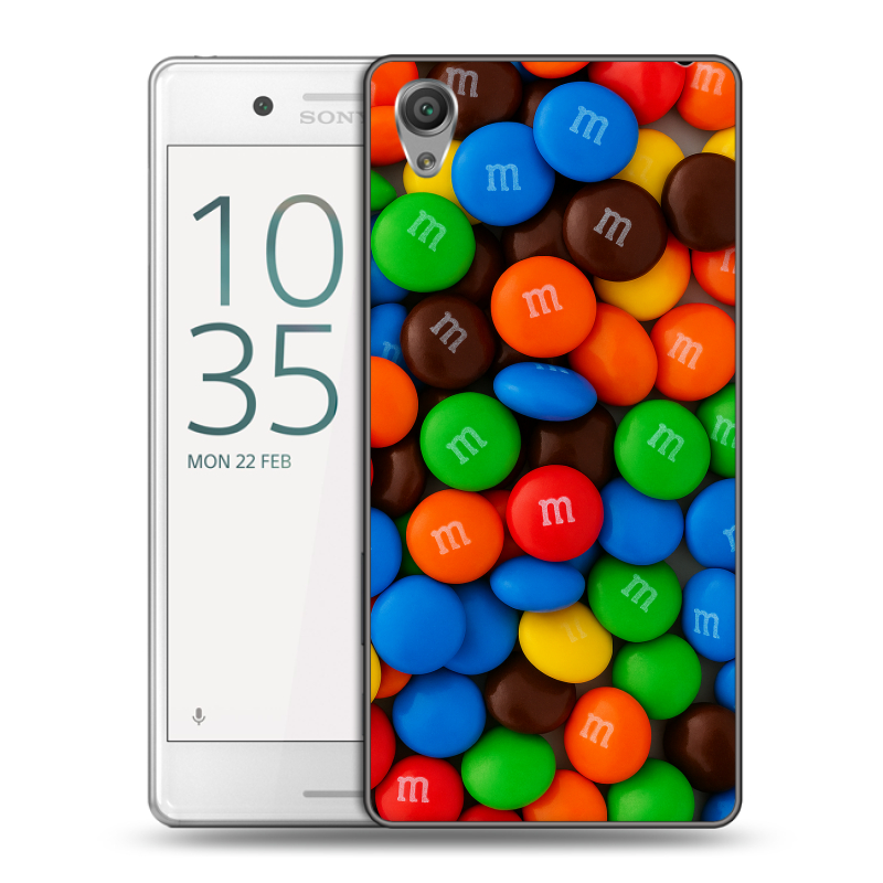 Пластиковый чехол на Sony Xperia X Performance с принтом Конфеты Пластиковый чехол на Sony Xperia X Performance с принтом Конфеты