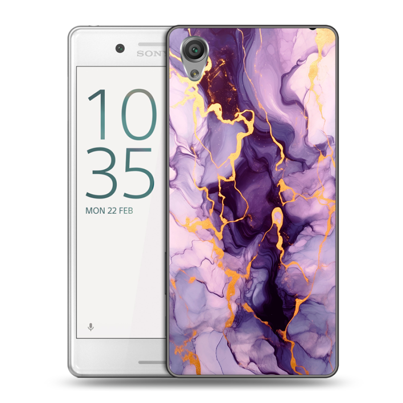 Пластиковый чехол на Sony Xperia X Performance с принтом Мрамор Пластиковый чехол на Sony Xperia X Performance с принтом Мрамор