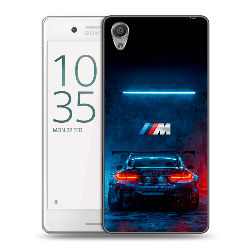 Пластиковый чехол на Sony Xperia X Performance с принтом BMW БМВ Пластиковый чехол на Sony Xperia X Performance с принтом BMW БМВ