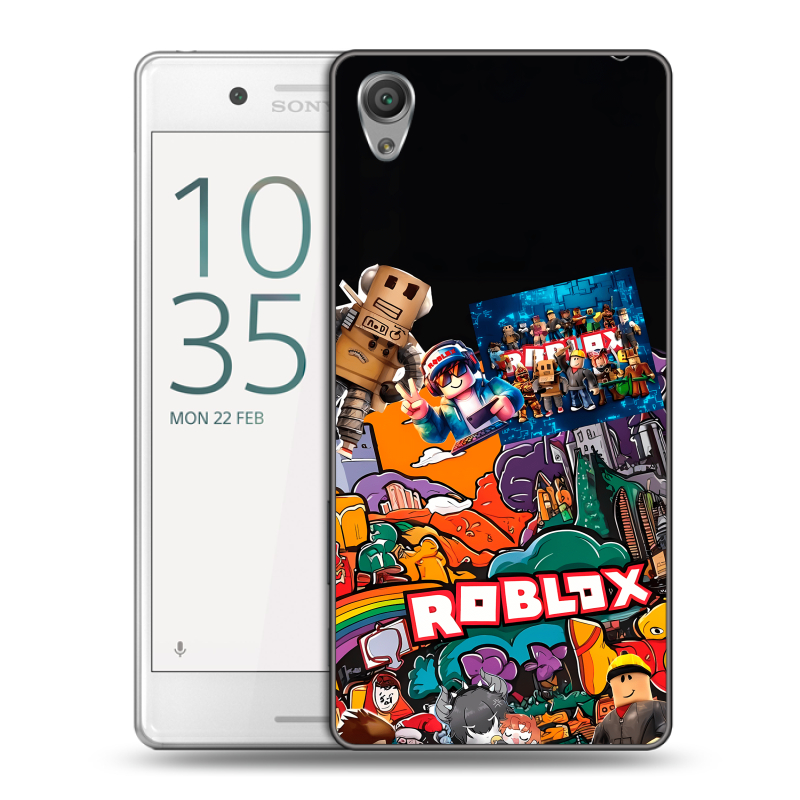 Пластиковый чехол на Sony Xperia X Performance с принтом Roblox Роблокс Пластиковый чехол на Sony Xperia X Performance с принтом Roblox Роблокс