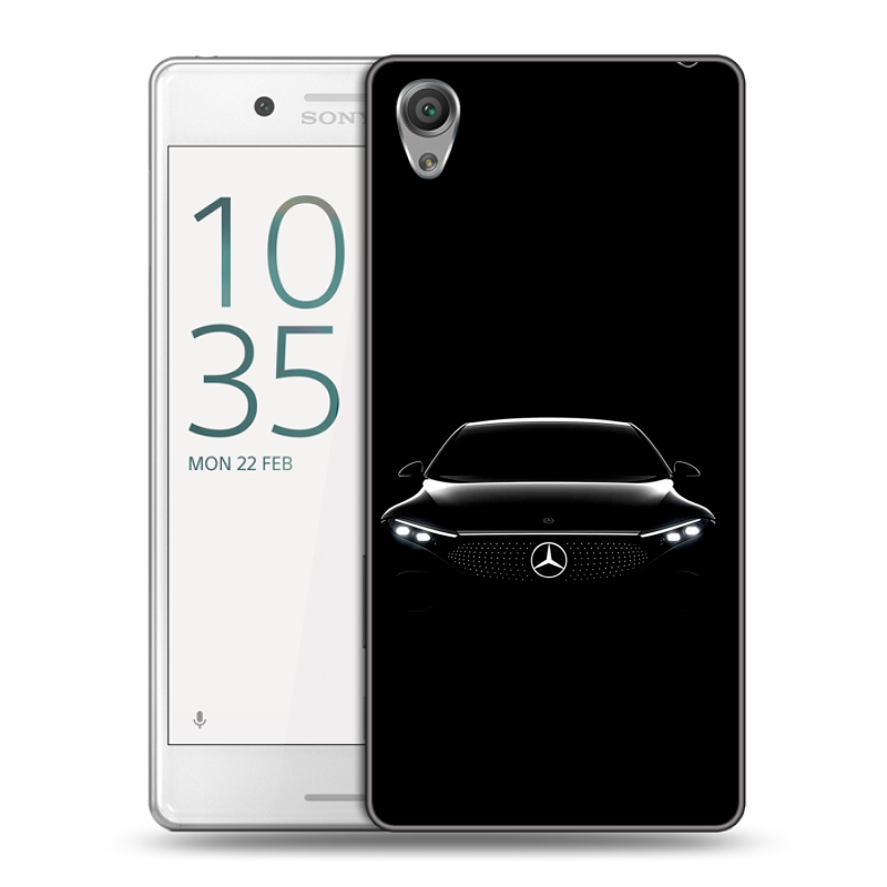 Пластиковый чехол на Sony Xperia X Performance с принтом Mercedes Мерседес Пластиковый чехол на Sony Xperia X Performance с принтом Mercedes Мерседес