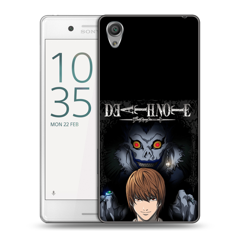 Пластиковый чехол на Sony Xperia X Performance с принтом Death note Тетрадь смерти Пластиковый чехол на Sony Xperia X Performance с принтом Death note Тетрадь смерти