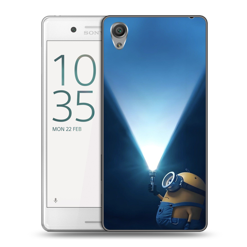 Пластиковый чехол на Sony Xperia X Performance с принтом Миньоны Пластиковый чехол на Sony Xperia X Performance с принтом Миньоны