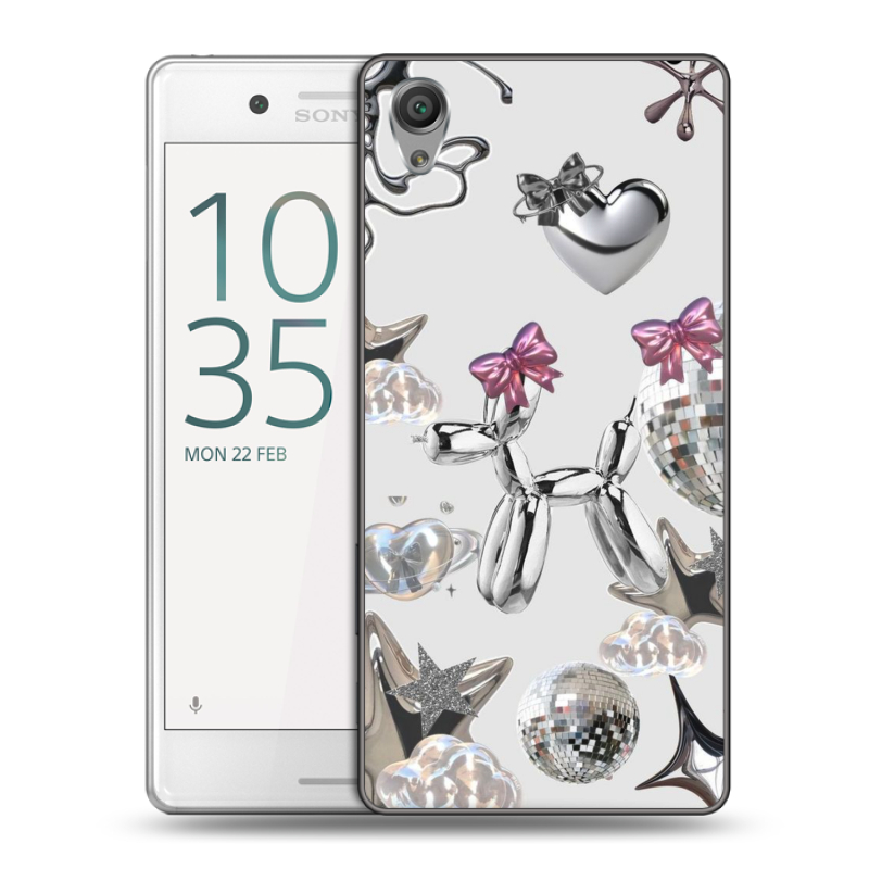 Пластиковый чехол на Sony Xperia X Performance с принтом Y2K Пластиковый чехол на Sony Xperia X Performance с принтом Y2K