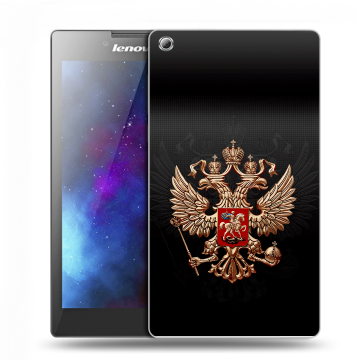 Силиконовый чехол на планшета Lenovo Tab 3 7 с принтом Герб России Силиконовый чехол на планшета Lenovo Tab 3 7 с принтом Герб России