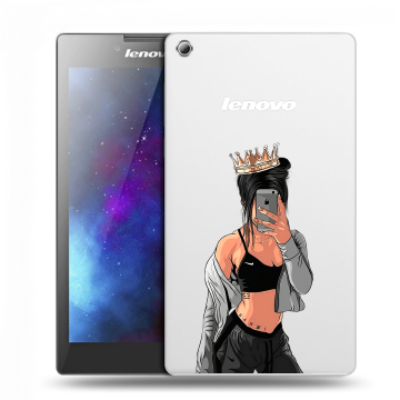 Силиконовый чехол на планшета Lenovo Tab 3 7 с принтом Женские принты Силиконовый чехол на планшета Lenovo Tab 3 7 с принтом Женские принты