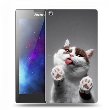 Силиконовый чехол на планшета Lenovo Tab 3 7 с принтом Коты Силиконовый чехол на планшета Lenovo Tab 3 7 с принтом Коты