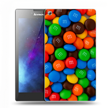 Силиконовый чехол на планшета Lenovo Tab 3 7 с принтом Конфеты Силиконовый чехол на планшета Lenovo Tab 3 7 с принтом Конфеты