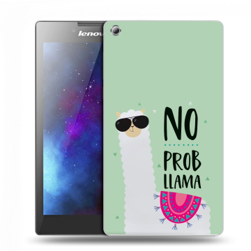 Силиконовый чехол на планшета Lenovo Tab 3 7 с принтом Лама Силиконовый чехол на планшета Lenovo Tab 3 7 с принтом Лама