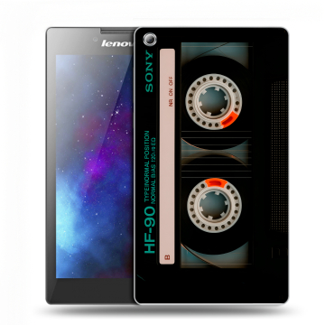 Силиконовый чехол на Lenovo Tab 3 7 с принтом Кассета