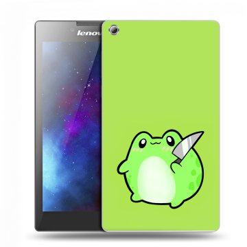 Силиконовый чехол на Lenovo Tab 3 7 с принтом Лягушенок