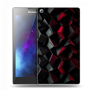 Силиконовый чехол на Lenovo Tab 3 7 с принтом Абстракция
