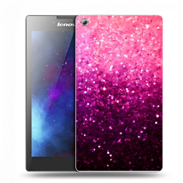 Силиконовый чехол на Lenovo Tab 3 7 с принтом Блестки Силиконовый чехол на Lenovo Tab 3 7 с принтом Блестки