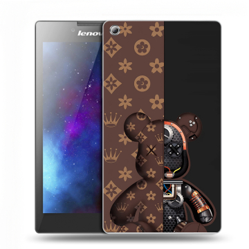 Силиконовый чехол на Lenovo Tab 3 7 с принтом Луи робот