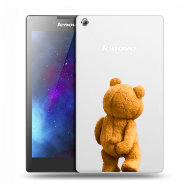 Силиконовый чехол на Lenovo Tab 3 7 с принтом Медведь