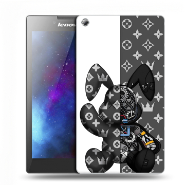 Силиконовый чехол на Lenovo Tab 3 7 с принтом Луи робот