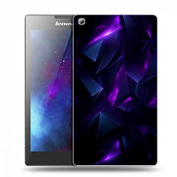 Силиконовый чехол на Lenovo Tab 3 7 с принтом Абстракиция