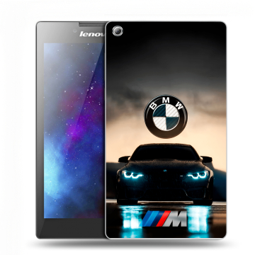 Силиконовый чехол на Lenovo Tab 3 7 с принтом БМВ BMW Силиконовый чехол на Lenovo Tab 3 7 с принтом БМВ BMW
