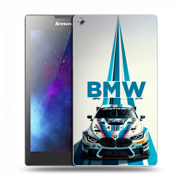 Силиконовый чехол на Lenovo Tab 3 7 с принтом БМВ BMW