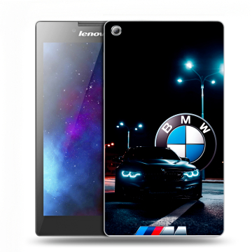 Силиконовый чехол на Lenovo Tab 3 7 с принтом БМВ BMW Силиконовый чехол на Lenovo Tab 3 7 с принтом БМВ BMW