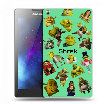 Силиконовый чехол на Lenovo Tab 3 7 с принтом Шрек Shrek