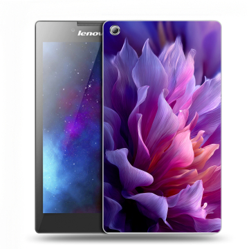 Силиконовый чехол на Lenovo Tab 3 7 с принтом женский цветы