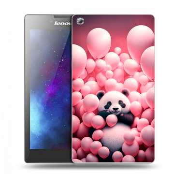 Силиконовый чехол на Lenovo Tab 3 7 с принтом Панда