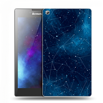 Силиконовый чехол на Lenovo Tab 3 7 с принтом Космос звезды