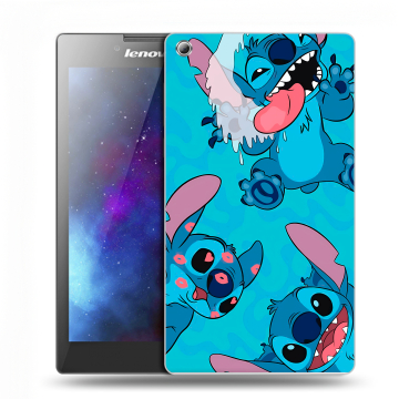 Силиконовый чехол на Lenovo Tab 3 7 с принтом Лило и Стич