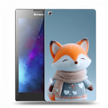 Силиконовый чехол на Lenovo Tab 3 7 с принтом Лиса