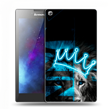 Силиконовый чехол на Lenovo Tab 3 7 с принтом Король лев