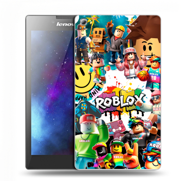 Силиконовый чехол на Lenovo Tab 3 7 с принтом Roblox Роблокс Силиконовый чехол на Lenovo Tab 3 7 с принтом Roblox Роблокс