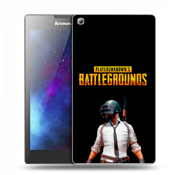 Силиконовый чехол на Lenovo Tab 3 7 с принтом PUGB ПАГБ