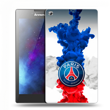 Силиконовый чехол на Lenovo Tab 3 7 с принтом PSG ПСЖ