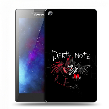 Силиконовый чехол на Lenovo Tab 3 7 с принтом Death note Тетрадь смерти