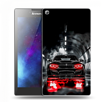 Силиконовый чехол на Lenovo Tab 3 7 с принтом BMW БМВ Силиконовый чехол на Lenovo Tab 3 7 с принтом BMW БМВ