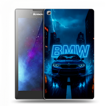 Силиконовый чехол на Lenovo Tab 3 7 с принтом BMW БМВ