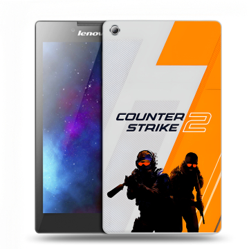Силиконовый чехол на Lenovo Tab 3 7 с принтом Counter Strike