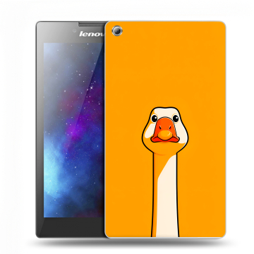 Силиконовый чехол на Lenovo Tab 3 7 с принтом Смешная утка