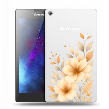 Силиконовый чехол на Lenovo Tab 3 7 с принтом для девушки