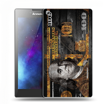Силиконовый чехол на Lenovo Tab 3 7 с принтом Доллар деньги
