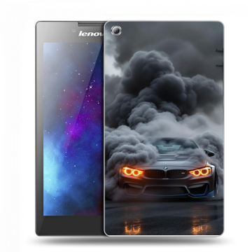 Силиконовый чехол на Lenovo Tab 3 7 с принтом BMW БМВ Силиконовый чехол на Lenovo Tab 3 7 с принтом BMW БМВ