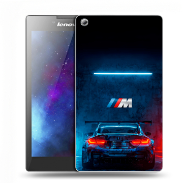 Силиконовый чехол на Lenovo Tab 3 7 с принтом BMW БМВ