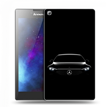 Силиконовый чехол на Lenovo Tab 3 7 с принтом Mercedes Мерседес