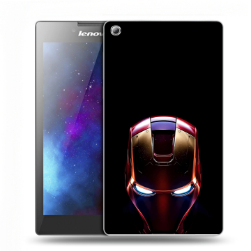 Силиконовый чехол на Lenovo Tab 3 7 с принтом IronMan Железный человек