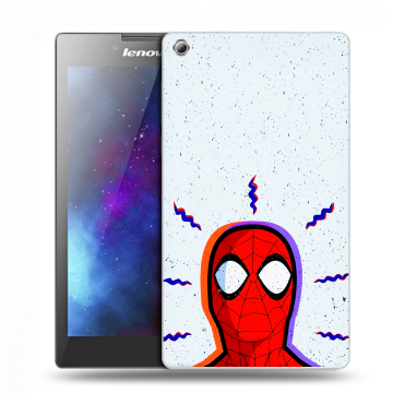 Силиконовый чехол на Lenovo Tab 3 7 с принтом Spiderman Человек паук